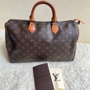 Authentic Louis Vuitton Speedy 35 Monogram